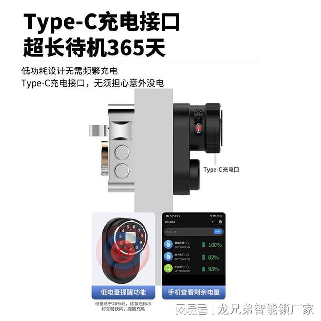 f6福鹿会：蓝牙指纹暗号门锁众种解锁形式告终智能化、便捷化的利用体验(图2)